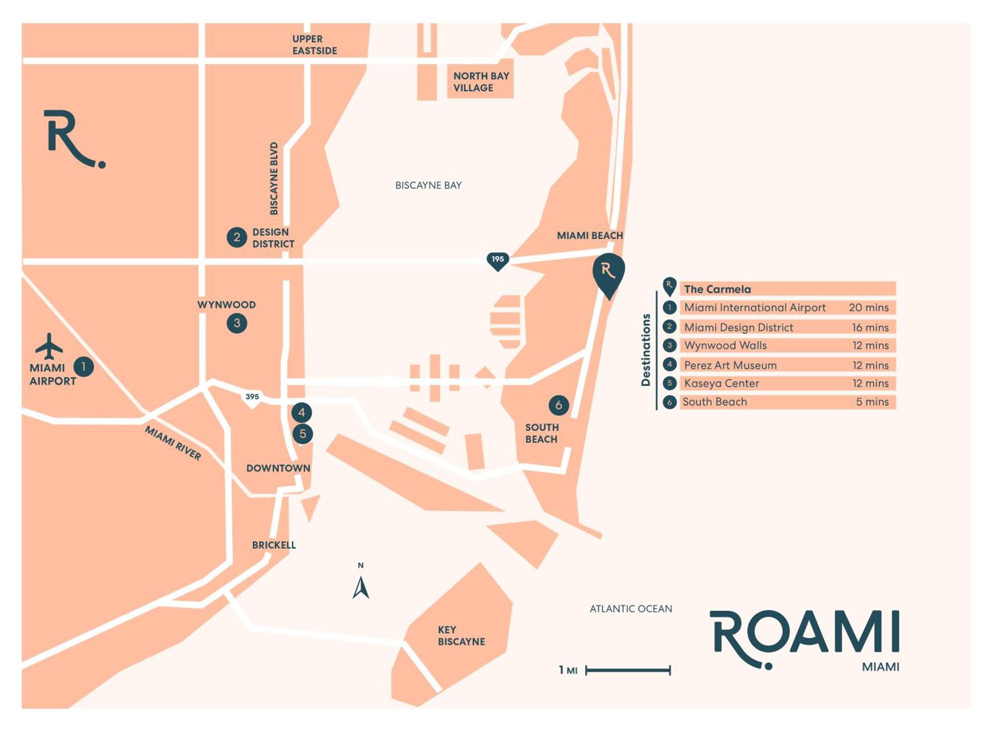 Apartmán Roami At The Carmela Miami Beach Exteriér fotografie